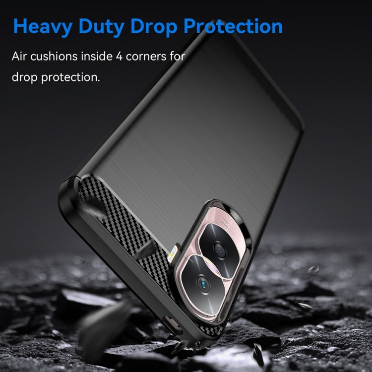 For Honor 90 / 80 Brushed Texture Carbon Fiber TPU Phone Case(Black)