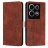 Skin Feel Heart Pattern Leather Phone Case, For Infinix Note 30 VIP, For Infinix Hot 30