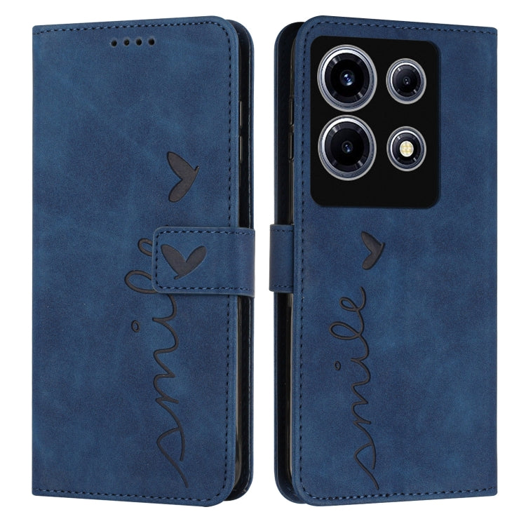Skin Feel Heart Pattern Leather Phone Case, For Infinix Note 30 VIP, For Infinix Hot 30