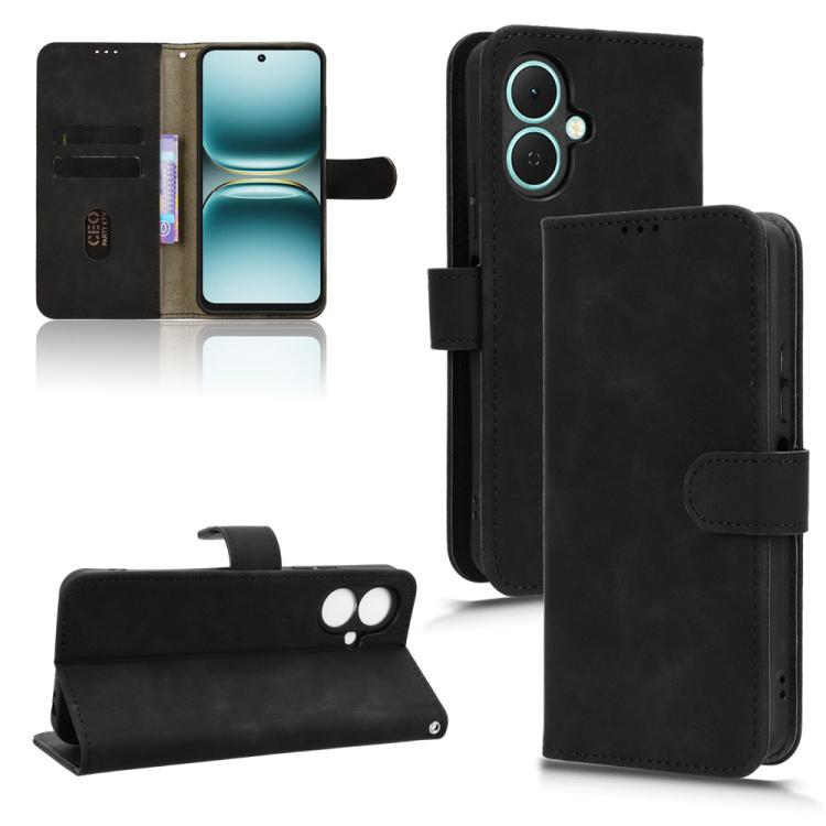 Skin Feel Magnetic Flip Leather Phone Case, For Tecno Spark 40 Pro 4G, For Tecno Spark 40 4G, For Tecno Pova 7 Ultra 5G, For Tecno Spark Go 2 4G