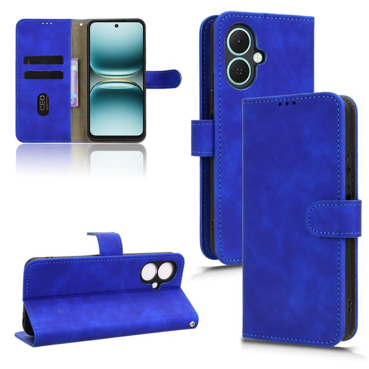 Skin Feel Magnetic Flip Leather Phone Case, For Tecno Spark 40 Pro 4G, For Tecno Spark 40 4G, For Tecno Pova 7 Ultra 5G, For Tecno Spark Go 2 4G