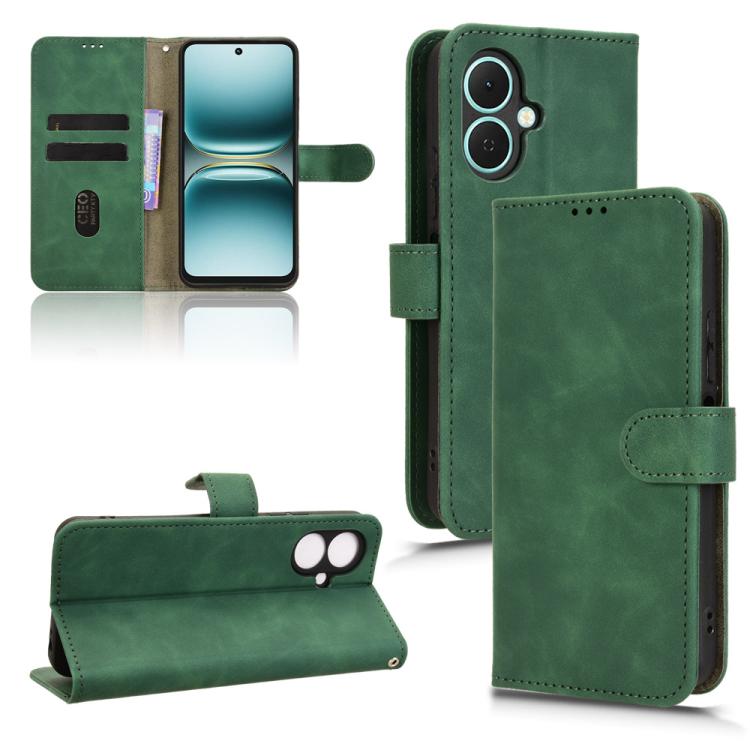 Skin Feel Magnetic Flip Leather Phone Case, For Tecno Spark 40 Pro 4G, For Tecno Spark 40 4G, For Tecno Pova 7 Ultra 5G, For Tecno Spark Go 2 4G