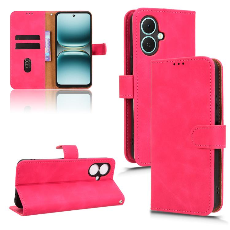 Skin Feel Magnetic Flip Leather Phone Case, For Tecno Spark 40 Pro 4G, For Tecno Spark 40 4G, For Tecno Pova 7 Ultra 5G, For Tecno Spark Go 2 4G