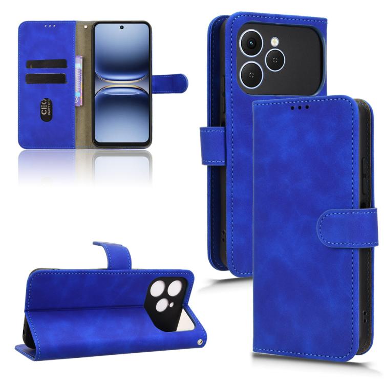 Skin Feel Magnetic Flip Leather Phone Case, For Tecno Spark 40 Pro 4G, For Tecno Spark 40 4G, For Tecno Pova 7 Ultra 5G, For Tecno Spark Go 2 4G