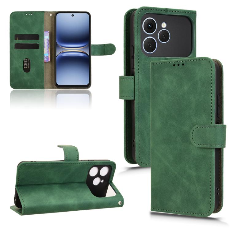 Skin Feel Magnetic Flip Leather Phone Case, For Tecno Spark 40 Pro 4G, For Tecno Spark 40 4G, For Tecno Pova 7 Ultra 5G, For Tecno Spark Go 2 4G