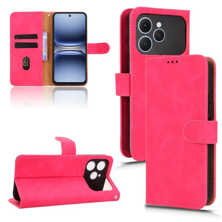 Skin Feel Magnetic Flip Leather Phone Case, For Tecno Spark 40 Pro 4G, For Tecno Spark 40 4G, For Tecno Pova 7 Ultra 5G, For Tecno Spark Go 2 4G