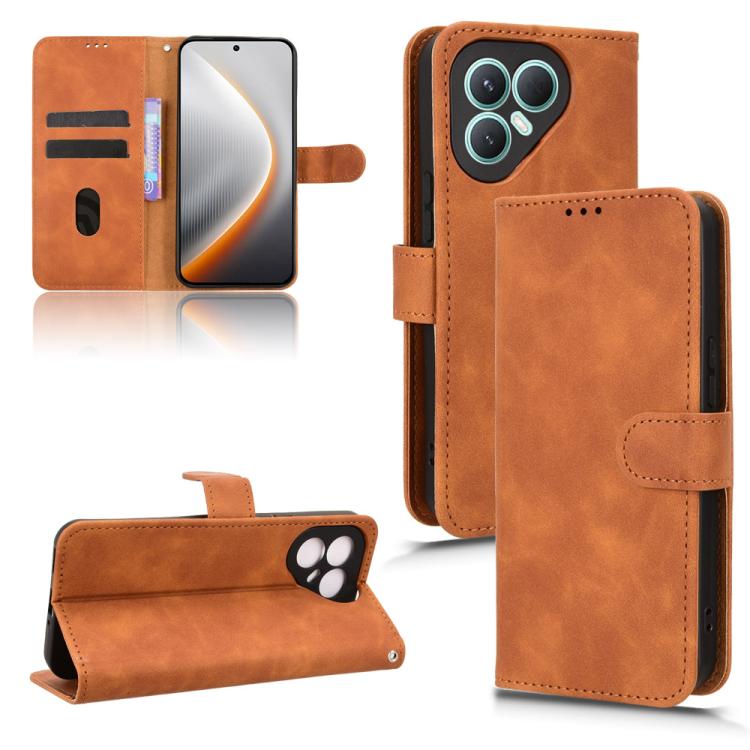 Skin Feel Magnetic Flip Leather Phone Case, For Tecno Spark 40 Pro 4G, For Tecno Spark 40 4G, For Tecno Pova 7 Ultra 5G, For Tecno Spark Go 2 4G