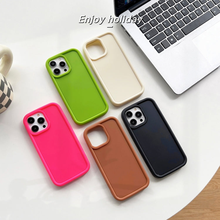 Shockproof Frame Frosted TPU Phone Case, For iPhone 14 Plus, For iPhone 14, For iPhone 14 Pro, For iPhone 14 Pro Max