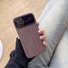 Wood Grain TPU Phone Case with Lens Film, For iPhone 11 Pro