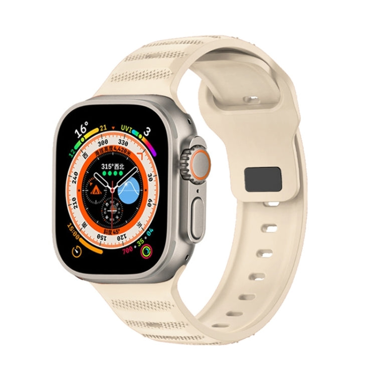 Dot Texture Fluororubber Watch Band, For Apple Watch Ultra 2 49mm, For Apple Watch 8 45mm, For Apple Watch SE 2022 40mm, For Apple Watch 9 45mm
