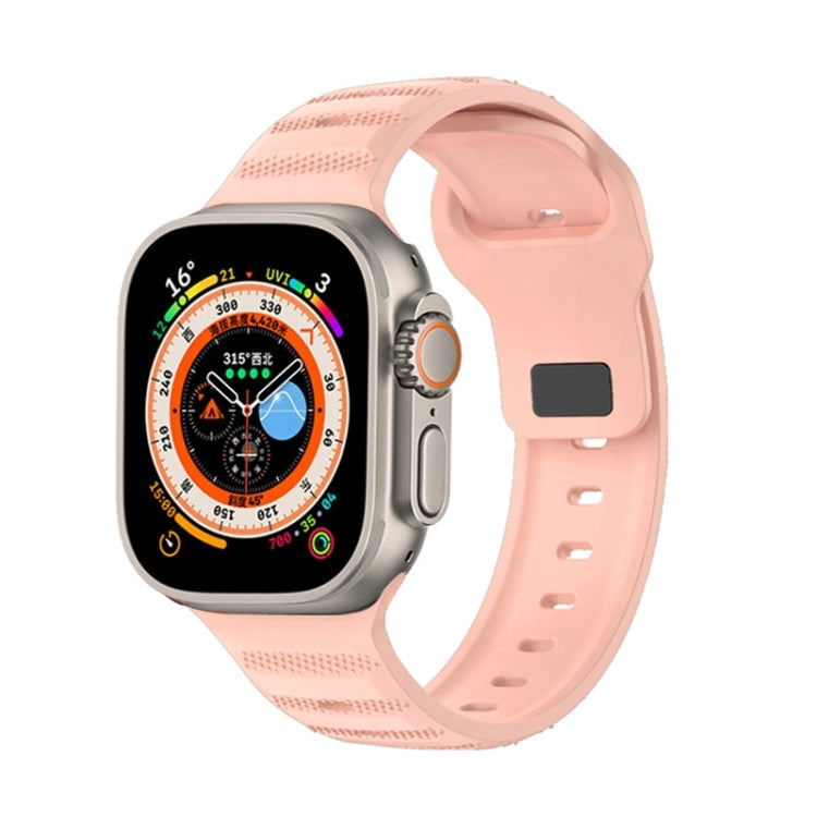 Dot Texture Fluororubber Watch Band, For Apple Watch Ultra 2 49mm, For Apple Watch 8 45mm, For Apple Watch SE 2022 40mm, For Apple Watch 9 45mm