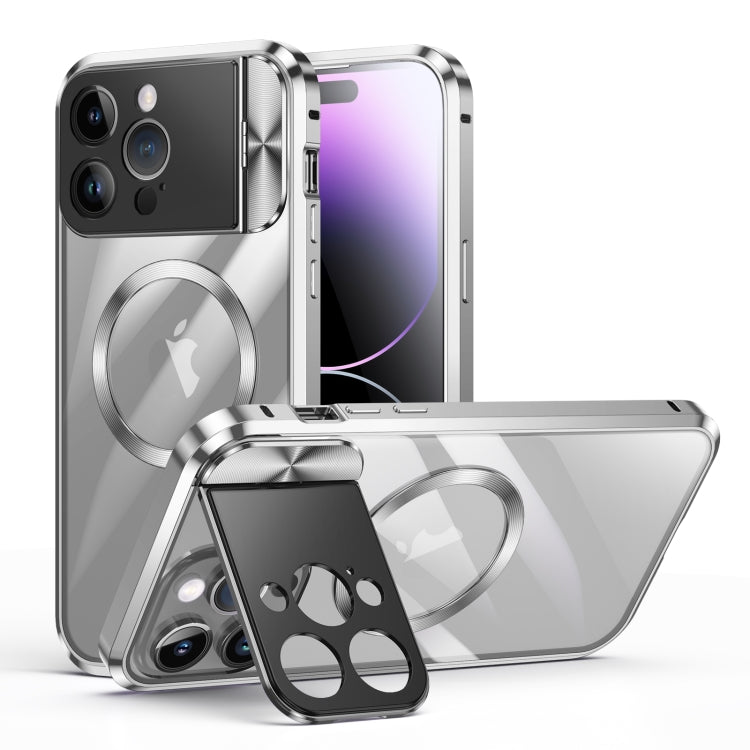 Large Window Holder MagSafe Magnetic Metal Phone Case, For iPhone 15 Pro Max, For iPhone 14, For iPhone 15 Pro, For iPhone 15, For iPhone 14 Pro