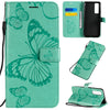 3D Butterflies Embossing Pattern Horizontal Flip Leather Case with Holder & Card Slot & Wallet, For Huawei Nova 7, For Huawei Nova 7 Pro, For Huawei Nova 7 SE / P40 Lite 5G