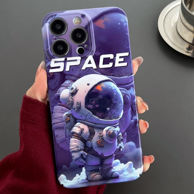 Painted Pattern Precise Hole PC Phone Case, For iPhone 14 Pro