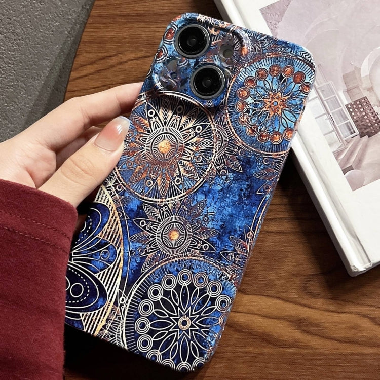 Painted Pattern Precise Hole PC Phone Case, For iPhone 13