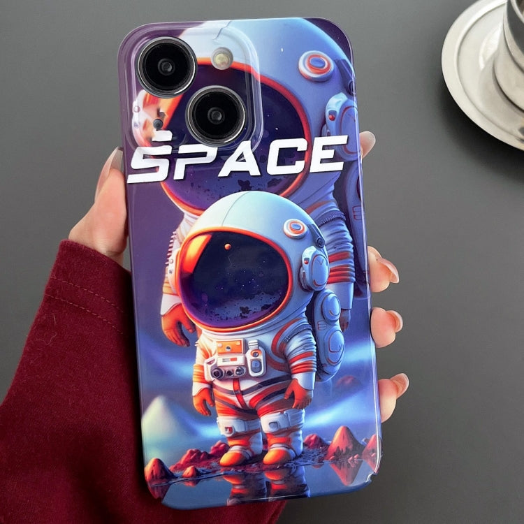 Painted Pattern Precise Hole PC Phone Case, For iPhone 13
