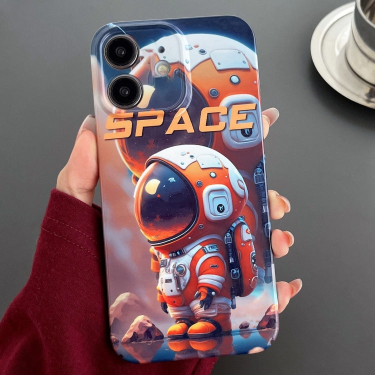 Painted Pattern Precise Hole PC Phone Case, For iPhone 12