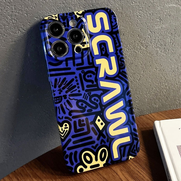 Painted Pattern Precise Hole PC Phone Case, For iPhone 12 Pro Max
