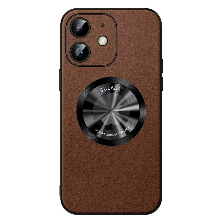 SULADA Microfiber Leather MagSafe Magnetic Phone Case, For iPhone 13 Pro, For iPhone 13, For iPhone 12