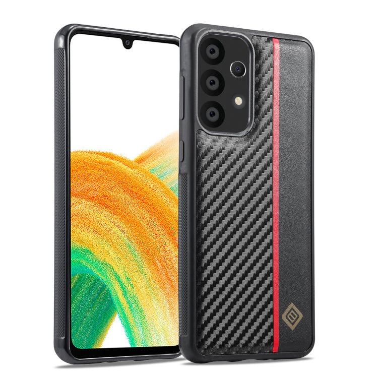 LC.IMEEKE 3 in 1 Carbon Fiber Texture Shockproof Phone Case, For Samsung Galaxy A15 5G, For Samsung Galaxy A24, For Samsung Galaxy S24 Ultra 5G, For Samsung Galaxy S24+ 5G, For Samsung Galaxy A23 4G/5G, For Samsung Galaxy A34 5G, For Samsung Galaxy S24...