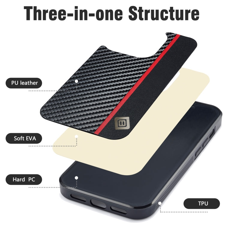 LC.IMEEKE 3 in 1 Carbon Fiber Texture Shockproof Phone Case, For Samsung Galaxy A15 5G, For Samsung Galaxy A24, For Samsung Galaxy S24 Ultra 5G, For Samsung Galaxy S24+ 5G, For Samsung Galaxy A23 4G/5G, For Samsung Galaxy A34 5G, For Samsung Galaxy S24...