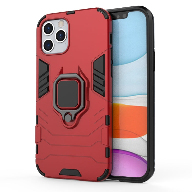Shockproof PC + TPU Protective Case with Magnetic Ring Holder, For iPhone 12 / 12 Pro, For iPhone 12 Pro Max
