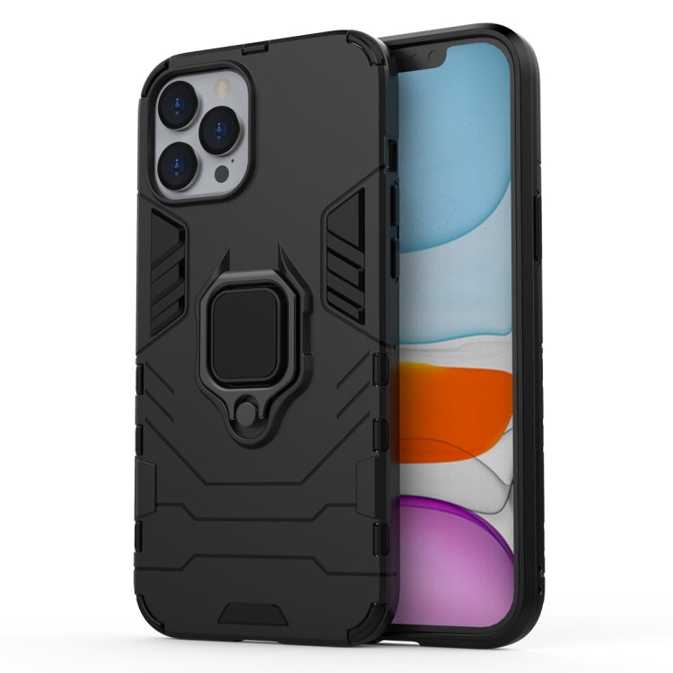 Shockproof PC + TPU Protective Case with Magnetic Ring Holder, For iPhone 12 / 12 Pro, For iPhone 12 Pro Max