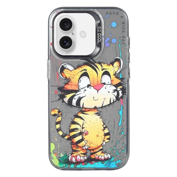 Animal Pattern Oil Painting Series PC + TPU Phone Case, For iPhone 17