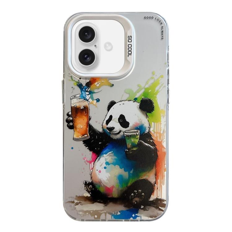 Animal Pattern Oil Painting Series PC + TPU Phone Case, For iPhone 17