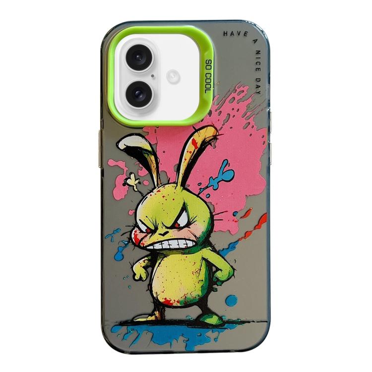 Animal Pattern Oil Painting Series PC + TPU Phone Case, For iPhone 17