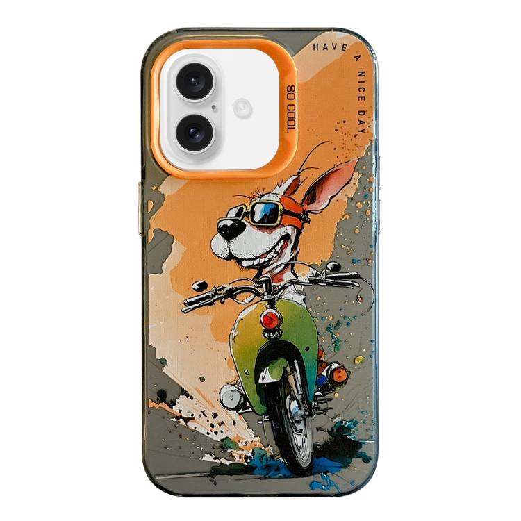 Animal Pattern Oil Painting Series PC + TPU Phone Case, For iPhone 17