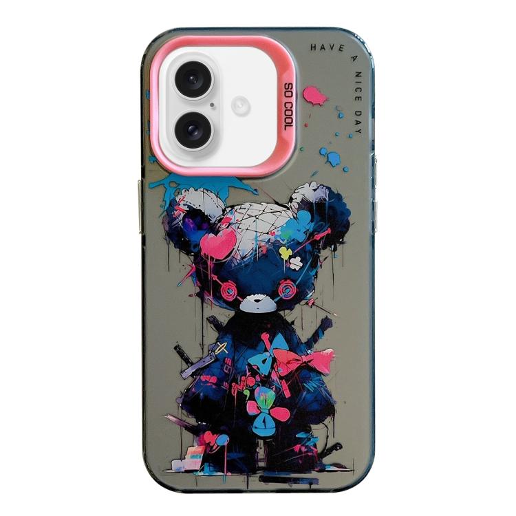 Animal Pattern Oil Painting Series PC + TPU Phone Case, For iPhone 17
