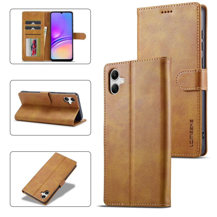 LC.IMEEKE Calf Texture Leather Phone Case, For Samsung Galaxy A55 5G, For Samsung Galaxy A05, For Samsung Galaxy S24+ 5G, For Samsung Galaxy S24 5G