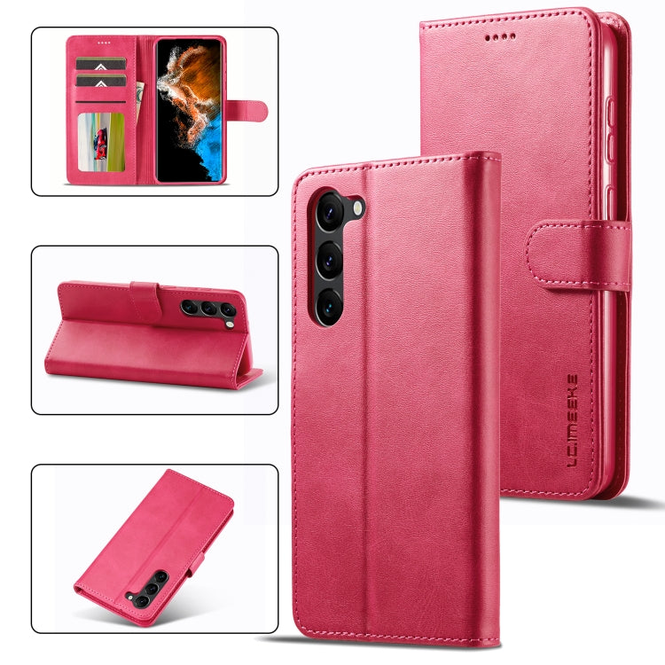 LC.IMEEKE Calf Texture Leather Phone Case, For Samsung Galaxy A55 5G, For Samsung Galaxy A05, For Samsung Galaxy S24+ 5G, For Samsung Galaxy S24 5G