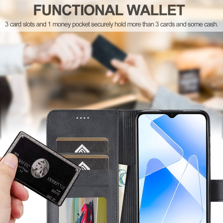LC.IMEEKE Calf Texture Leather Phone Case, For Samsung Galaxy A55 5G, For Samsung Galaxy A05, For Samsung Galaxy S24+ 5G, For Samsung Galaxy S24 5G