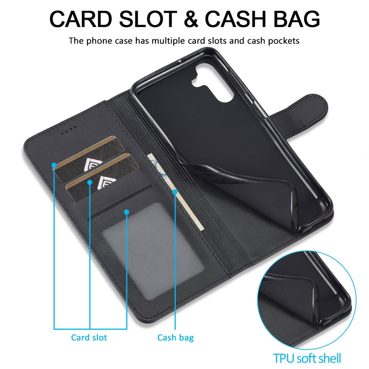 LC.IMEEKE Calf Texture Leather Phone Case, For Samsung Galaxy A55 5G, For Samsung Galaxy A05, For Samsung Galaxy S24+ 5G, For Samsung Galaxy S24 5G
