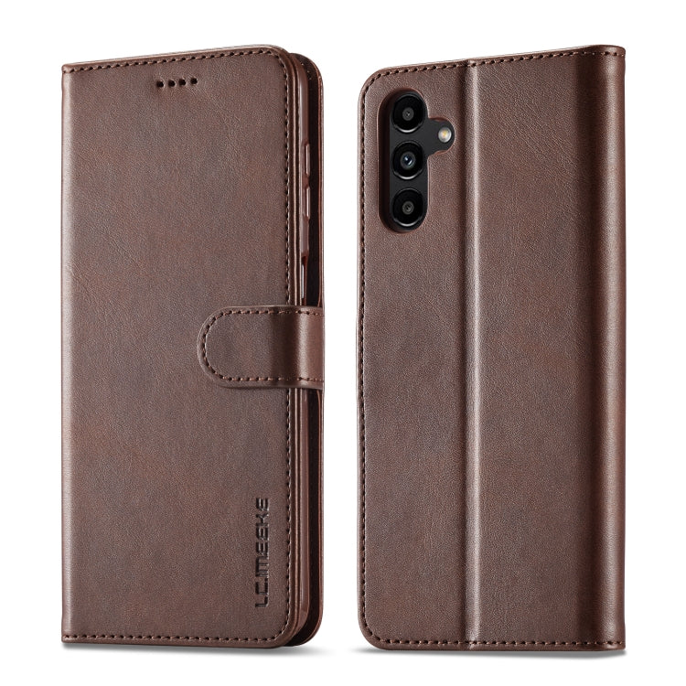 LC.IMEEKE Calf Texture Leather Phone Case, For Samsung Galaxy A55 5G, For Samsung Galaxy A05, For Samsung Galaxy S24+ 5G, For Samsung Galaxy S24 5G