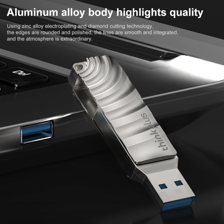 Lenovo Thinkplus MU232 USB 3.2 + USB-C / Type-C Dual Head Flash Drive, 64GB, 128GB, 256GB