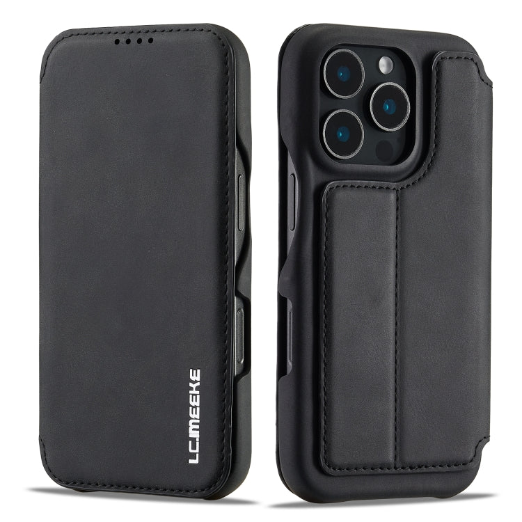 LC.IMEEKE Hon Ancient Series Flip Leather Phone Case, For iPhone 16 Pro Max, For iPhone 16 Pro, For iPhone 16 Plus, For iPhone 16