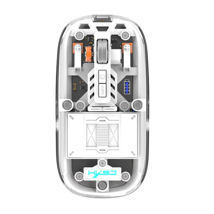 HXSJ T900 Transparent Magnet Three-mode Wireless Gaming Mouse