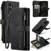 CaseMe C30 Card Slots Zipper Wallet Leather Phone Case, For Samsung Galaxy S24 5G, For Samsung Galaxy S23 FE, For Samsung Galaxy A24 4G, For Samsung Galaxy A23