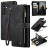 CaseMe C30 Card Slots Zipper Wallet Leather Phone Case, For Samsung Galaxy A25 4G, For Samsung Galaxy A15, For Samsung Galaxy A55 5G, For Samsung Galaxy A35 5G, For Samsung Galaxy S24 Ultra 5G, For Samsung Galaxy S24+ 5G