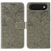 Lace Flower Embossing Flip Leather Phone Case, For iPhone Air, For iPhone 16 Pro Max, For iPhone 16 Pro, For iPhone 16 Plus