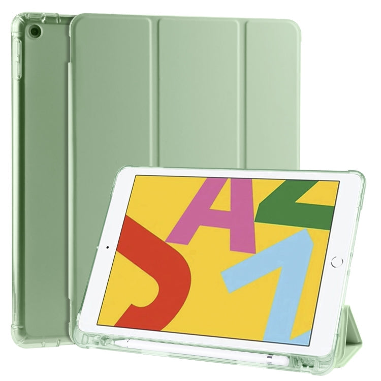 3-folding Horizontal Flip PU Leather + Shockproof TPU Case with Holder & Pen Slot, For iPad Pro 11 (2020) / iPad Pro 11(2018), For iPad Air 13 2025 / 2024 / iPad Pro 12.9 (2020) / iPad Pro 12.9(2018), For iPad 10.2 2021 / 2020 / 2019                   ...
