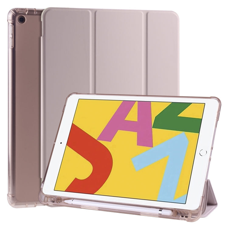 3-folding Horizontal Flip PU Leather + Shockproof TPU Case with Holder & Pen Slot, For iPad Pro 11 (2020) / iPad Pro 11(2018), For iPad Air 13 2025 / 2024 / iPad Pro 12.9 (2020) / iPad Pro 12.9(2018), For iPad 10.2 2021 / 2020 / 2019                   ...