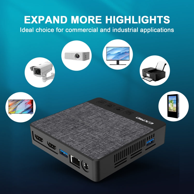 GXMO N42 Windows 11 Intel Gemini Lake N4020C Mini PC NVME SSD WiFi Mini Desktop Computer, 4GB+64GB, 4GB+64GB+256GB