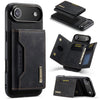 DG.MING M2 Series 3-Fold Card Bag Wallet Leather Phone Case, For iPhone Air, For iPhone 16 Pro Max, For iPhone 16 Pro, For iPhone 16 Plus