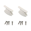 A8627 2 Pair RV Hatch Semi-circular Retainer Kit with Screws