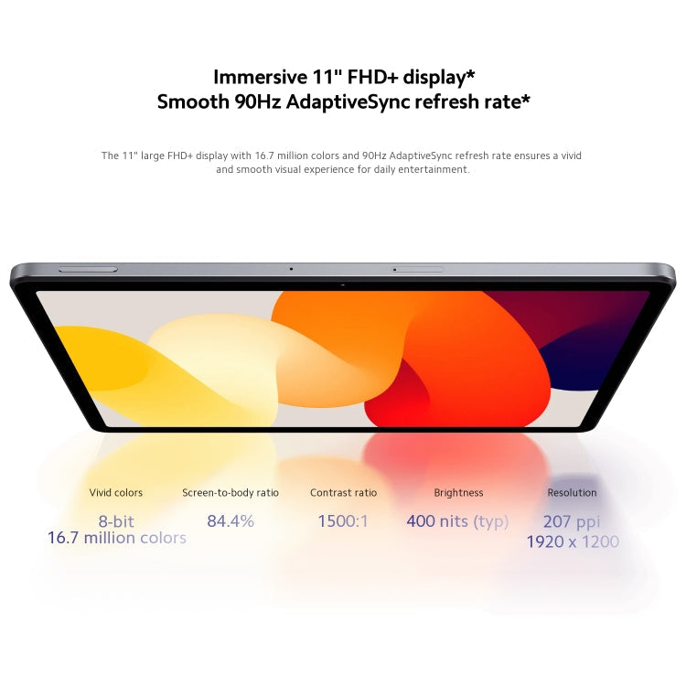 Xiaomi Redmi Pad SE 11 inch, MIUI Pad 14 OS Qualcomm Snapdragon 680 Octa Core, Not Support Google Play, 6GB+128GB, 8GB+128GB, 8GB+256GB