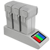 For DJI Mini 4 Pro / Mini 3/ Mini 3 Pro STARTRC 3 in 1 Charging Butler Battery Charger with Screen(Grey)